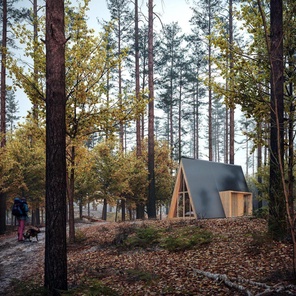 А-фрейм дом Цезарь