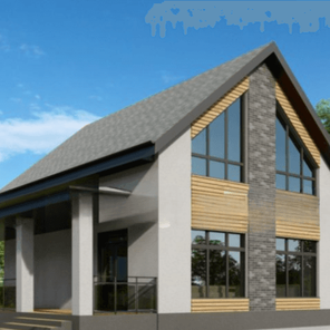 Дом с мансардой Лун