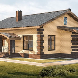 Двухэтажный дом Карелия