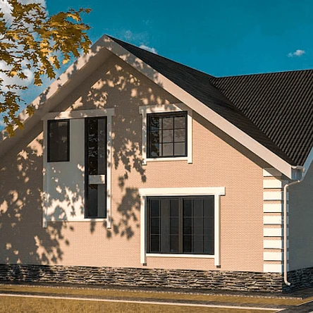 Двухэтажный дом Мальвина